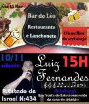 Folder do Evento: Bar do Léo Com Luiz Fernandes e DJ Ti